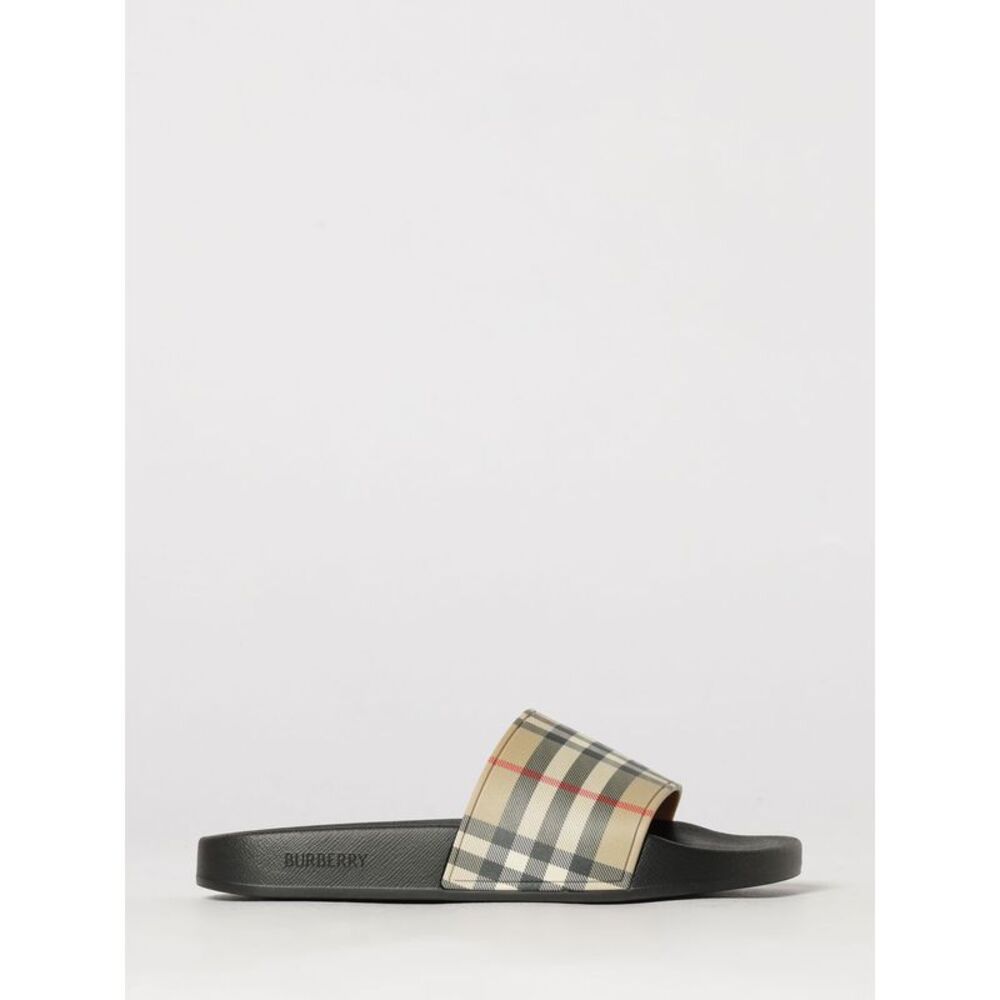 Burberry Heeled Sandal Woman Beige
